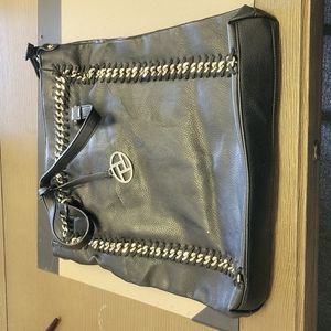 Black Purse with Chain accents
